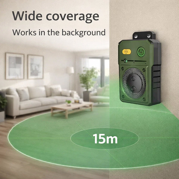 Hands-Free Automatic Bark Control | Continuous Ultrasonic Silencer for Day & Night Home Use 7