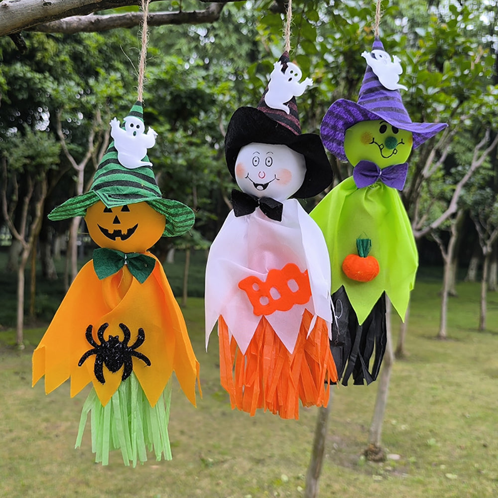 Hanging Ghost Doll Pendant | Lightweight Halloween Decoration | Spooky Prop for Home, Classroom & Haunted House