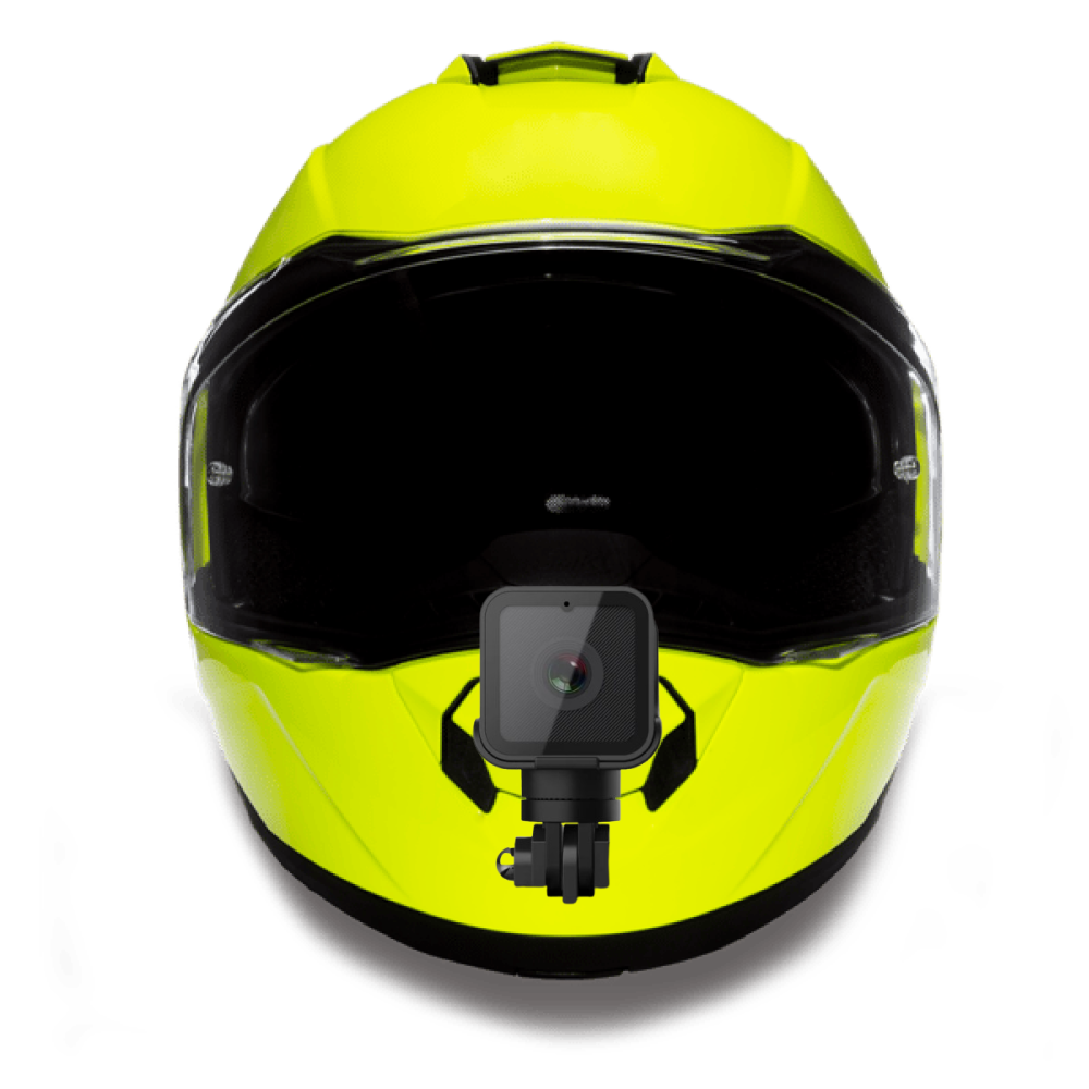 Helmet Action Camera | 1080p Full HD Video & 12MP Photos | Compact Mount for Motorcycles, Bicycles & Outdoor Sports