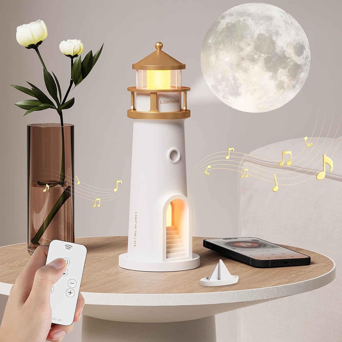 LightHouse™ | Le projecteur lunaire qui transforme votre maison