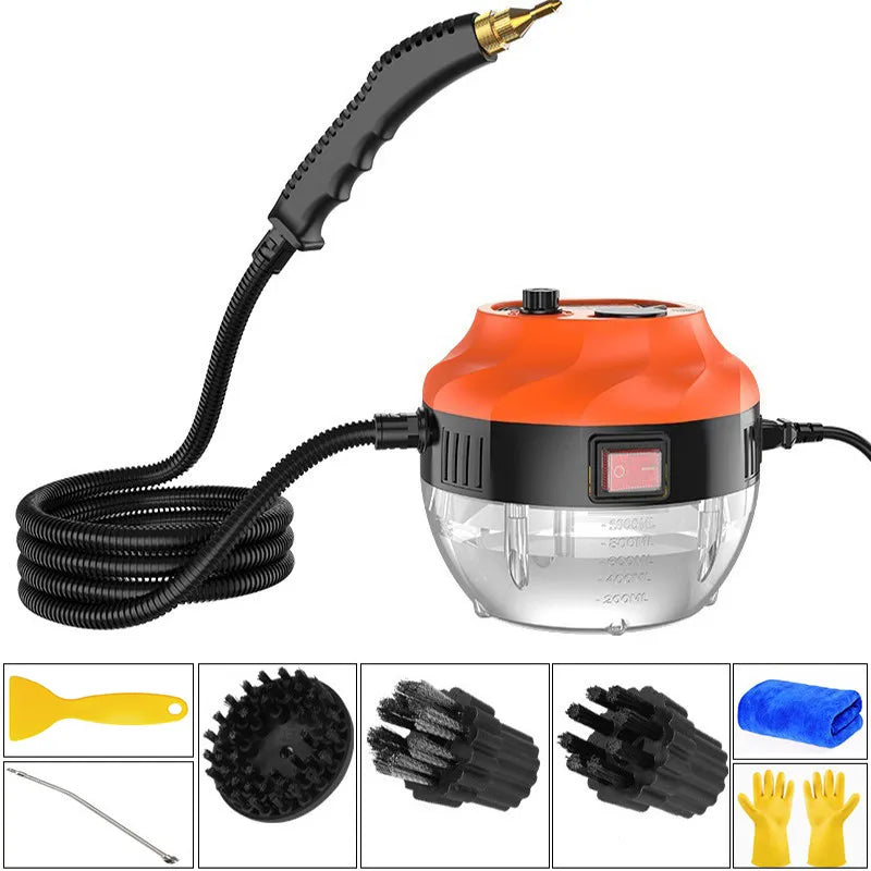 High-Pressure Steam Cleaner 2800W | Chemical-Free Deep Cleaning | For Kitchen, Bathroom, Tiles & Car Interiors
