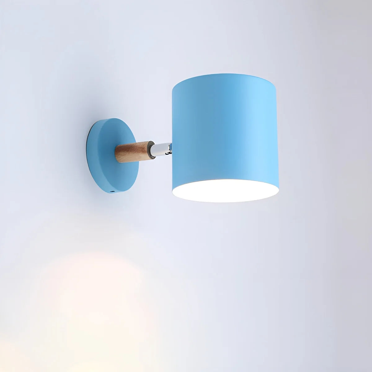 Adjustable Wall Lights | Tilting Drum Shade, Short Arm