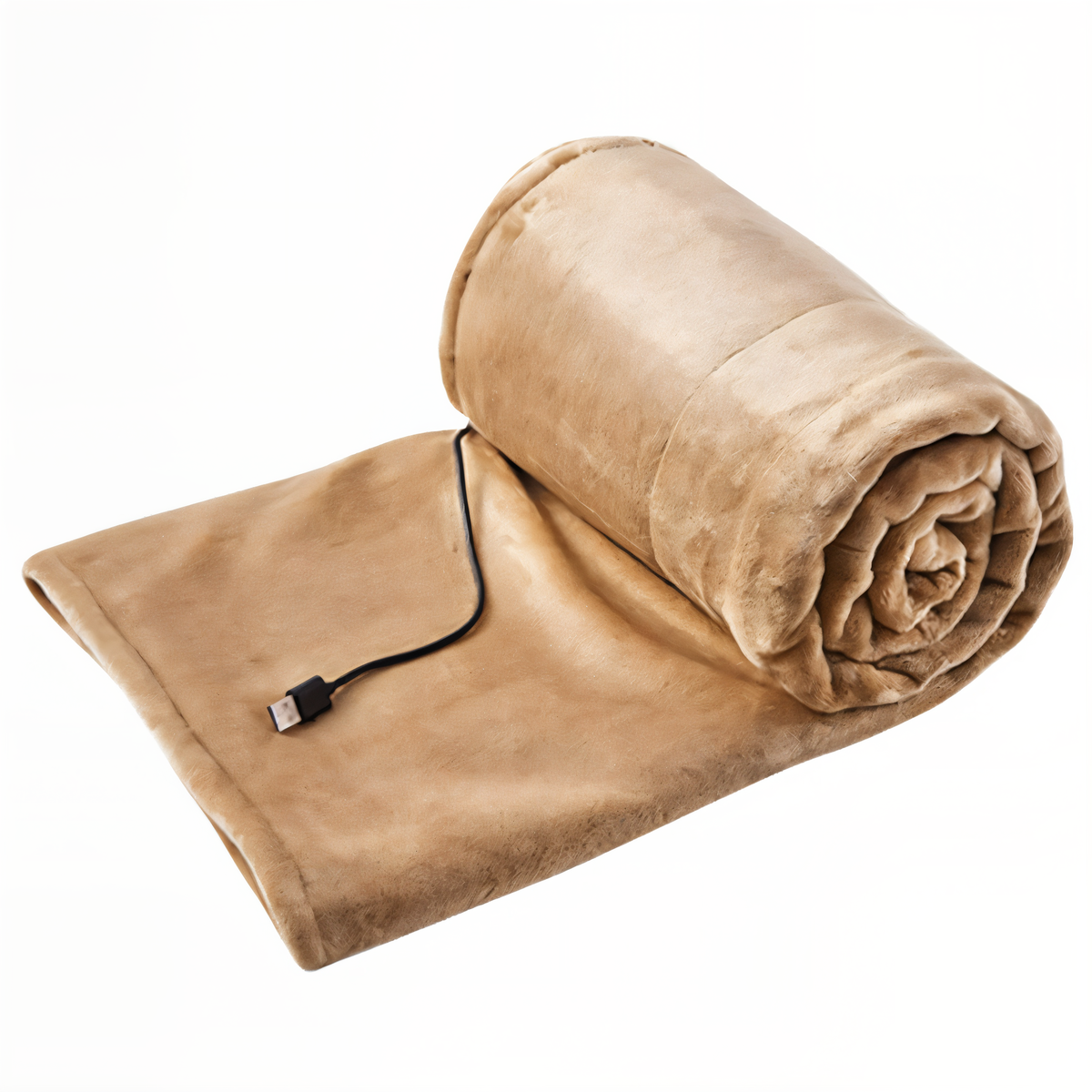 Electric USB Heated Blanket Polyester | Plug Into Powerbanks, Laptops or Car Sockets | Soft Fast-Warming Throw 3