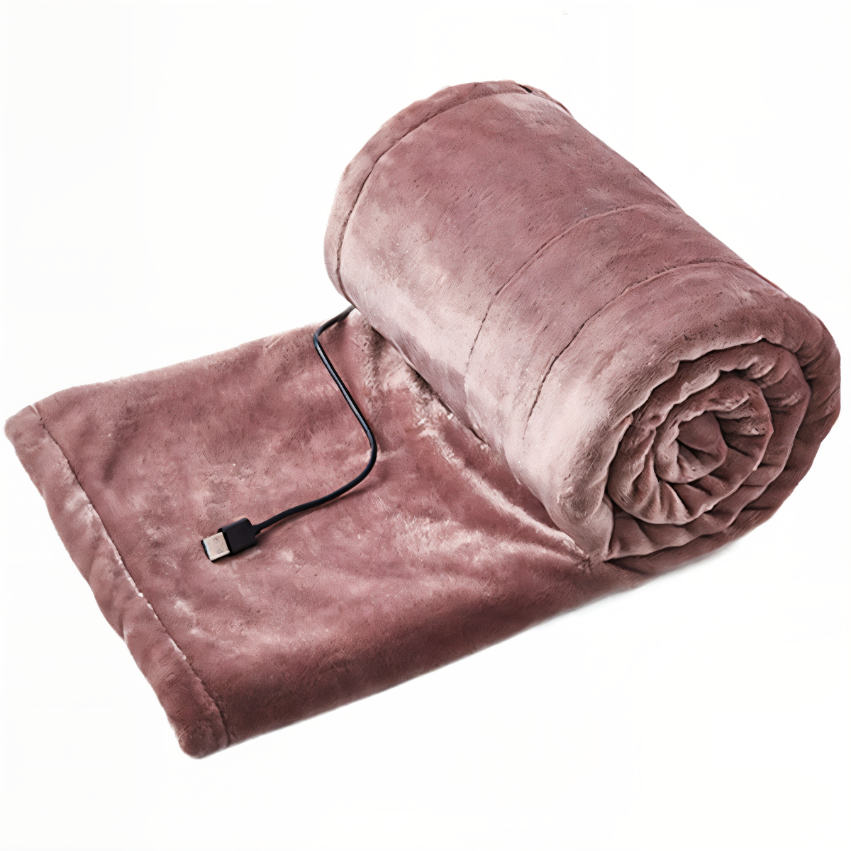 Electric USB Heated Blanket Polyester | Plug Into Powerbanks, Laptops or Car Sockets | Soft Fast-Warming Throw 4