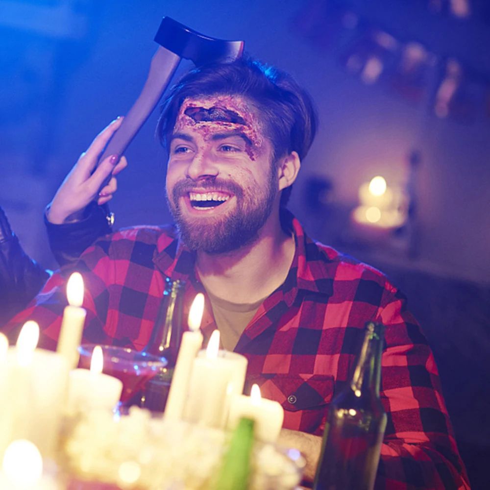 Horror Weapon Headband | Realistic Fake Injury Illusion