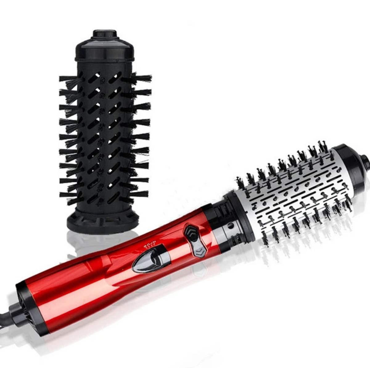 Hot Air Styling Brush 3-in-1 | 1000 W Hair Dryer, Smoother & Curler | Anti-Static, Non-Slip Handle, Dual Voltage