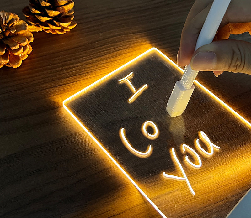 Illuminated Acrylic Writing Board with USB Power 2
