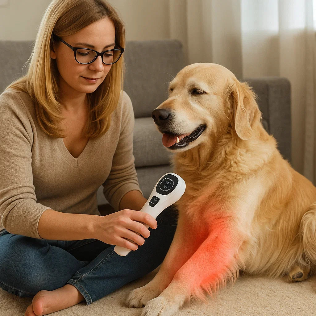 Infrared Therapy Device for Dogs | Dual-Wavelength 808nm & 650nm Technology | Non-Invasive Joint, Skin & Mobility Relief