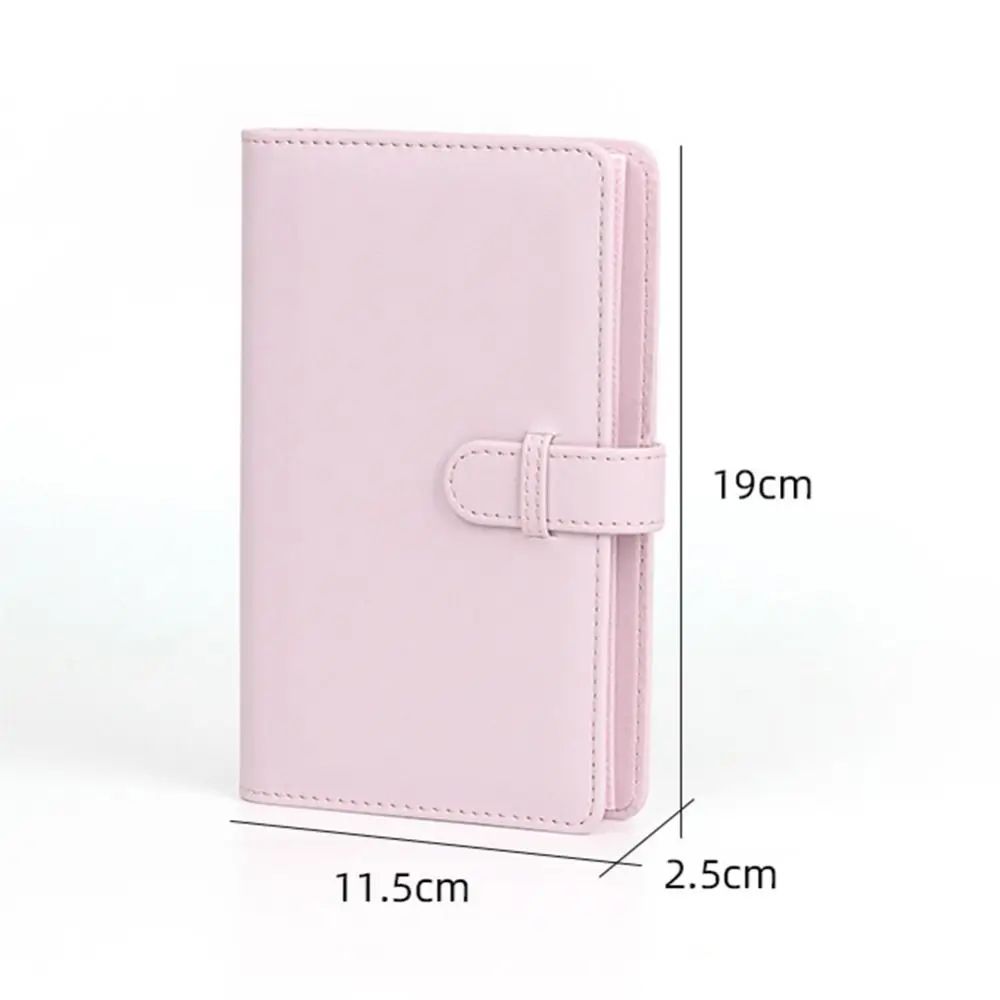Instax Mini Photo Album PU Leather | 108 Pocket Capacity, Transparent Sleeves | Protects & Organises Instant Prints