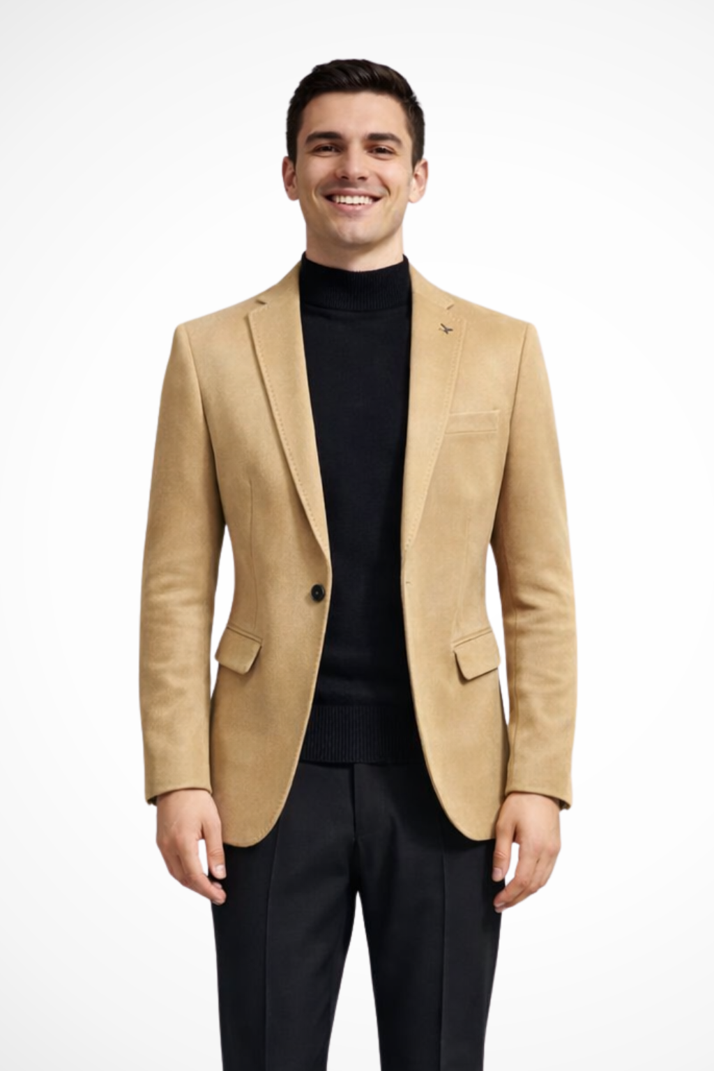 Julian | Men's Blazer Jacket – Textured Mustard Yellow, Slim Fit 9