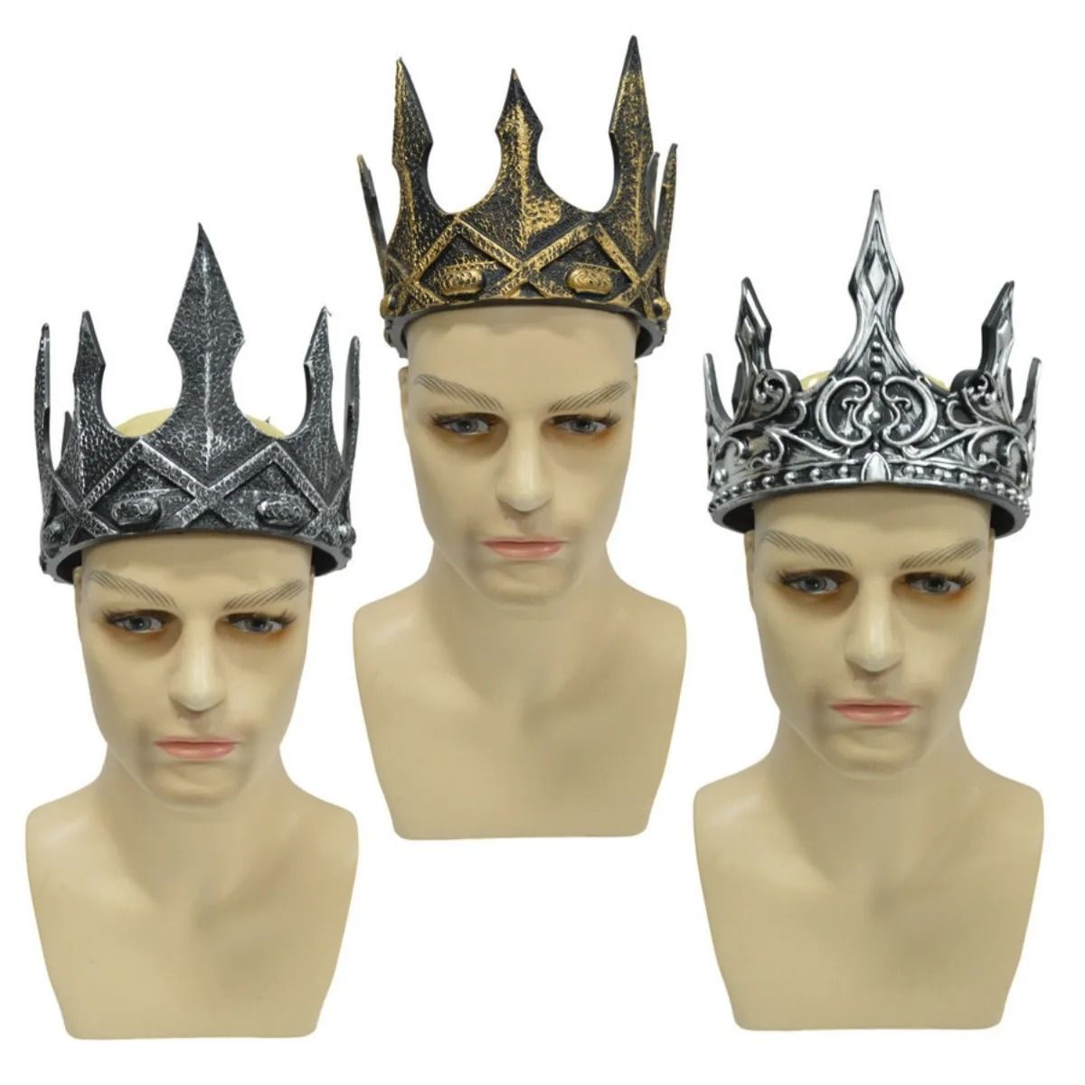 Kids' Baroque Metal Crown | Cosplay Tiara & Royal Ball Prop