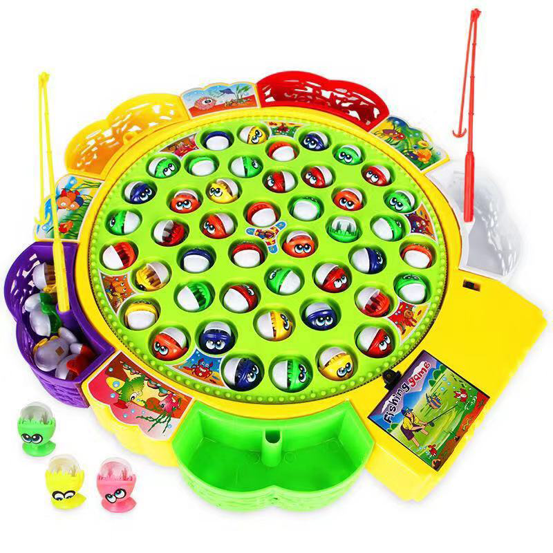 Kids Fishing Game Toy | Battery-Operated Rods & Fish Set | Builds Hand-Eye Coordination, Patience and Focus Skills