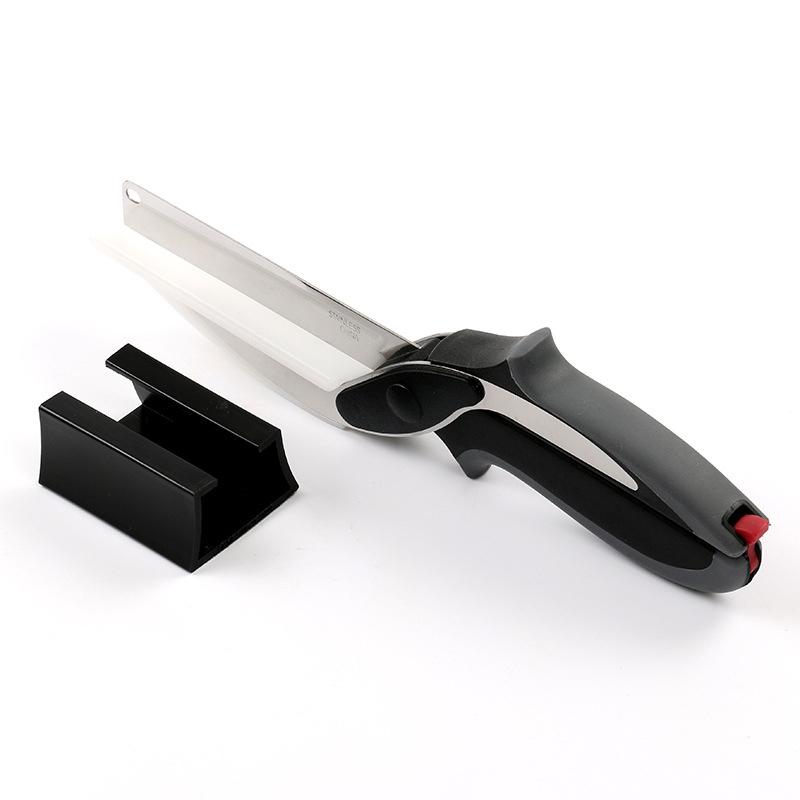 Kitchen Scissors & Cutting Board Set, Stainless Steel Blade | 12.7 cm Blade, ABS Handle | Cuts Meat, Veg & Cheese