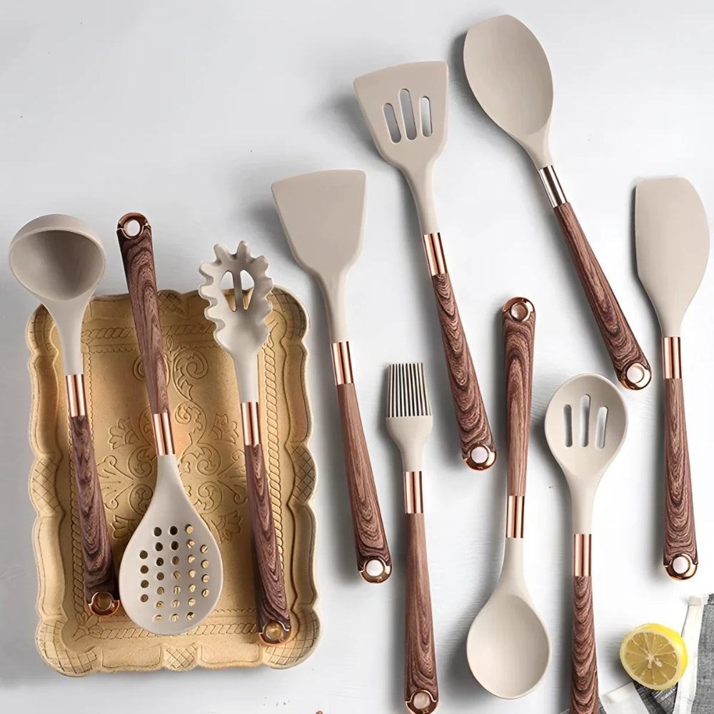 Kitchen Utensil Set, 10 Piece, Heat Resistant, Ergonomic Design 6