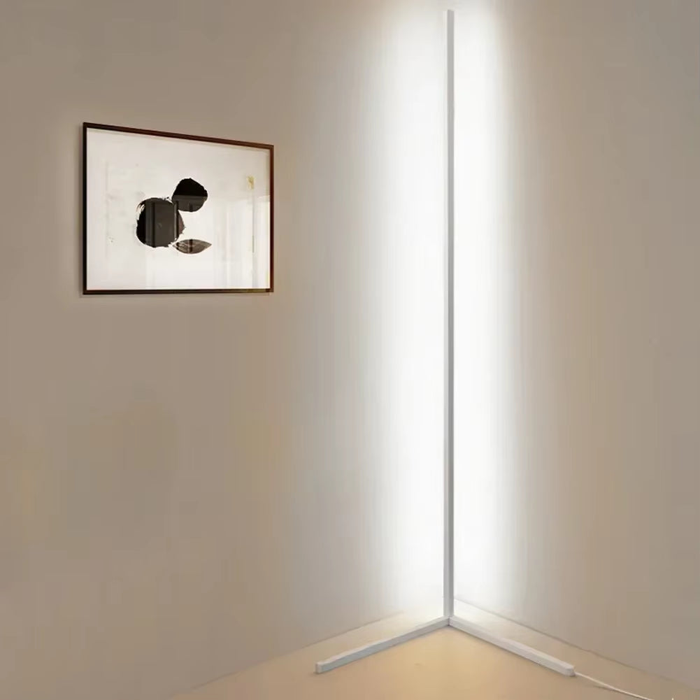 LED Floor Lamp with Remote Control | Dimmable, 3 Colour Temperatures (3000K-6000K) | Corner Mood Lighting, USB Powered