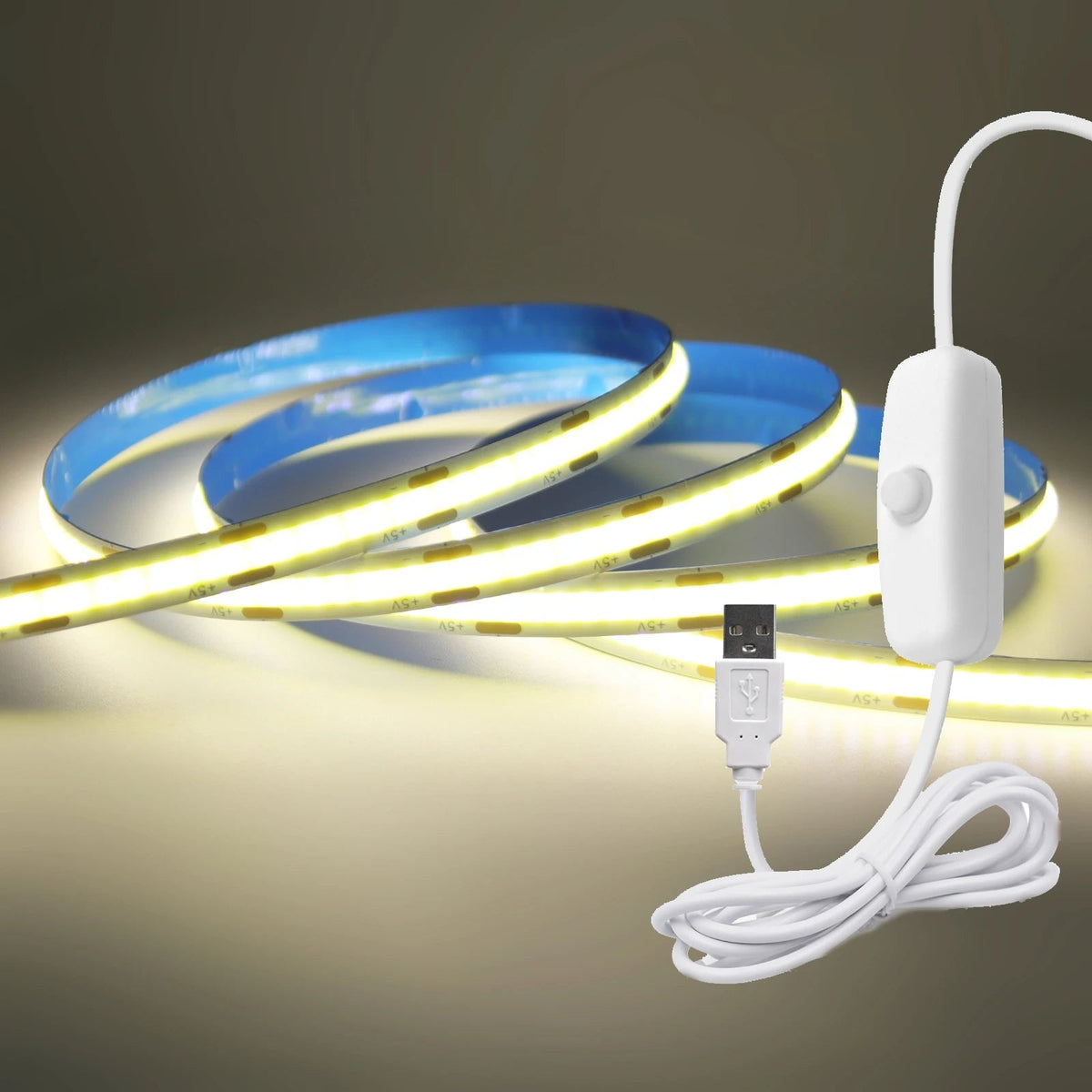 LED Light Strip | GlowLine Cuttable Adhesive USB Lighting