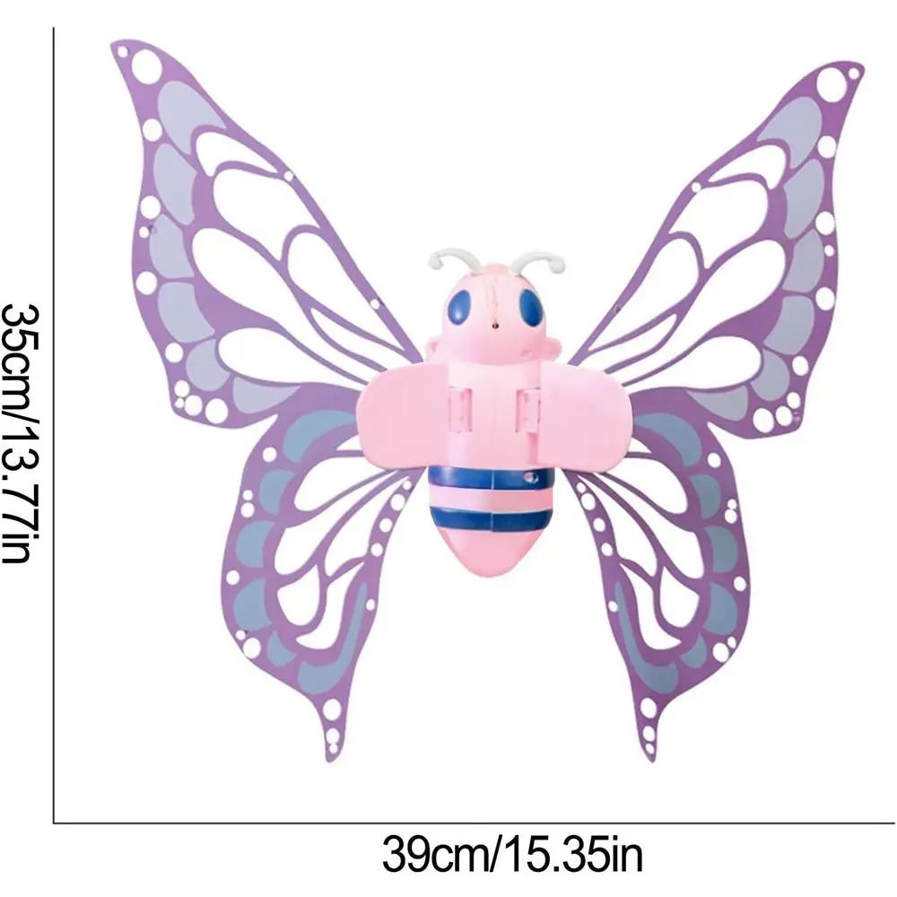 LED Light Up Fairy Wings Costume Accessory | Moving Wing Mechanism with Glow Effect | ABS Build for Dress-Up Play