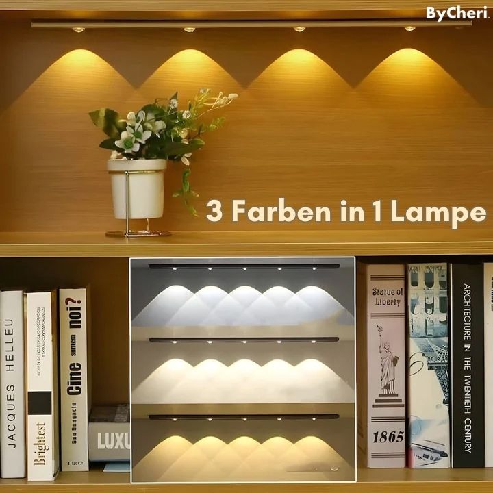 LED Motion Sensor Light | Magnetic Back, 3 Colour Temperatures, Adjustable Brightness | USB Rechargeable, Up to 60 Days