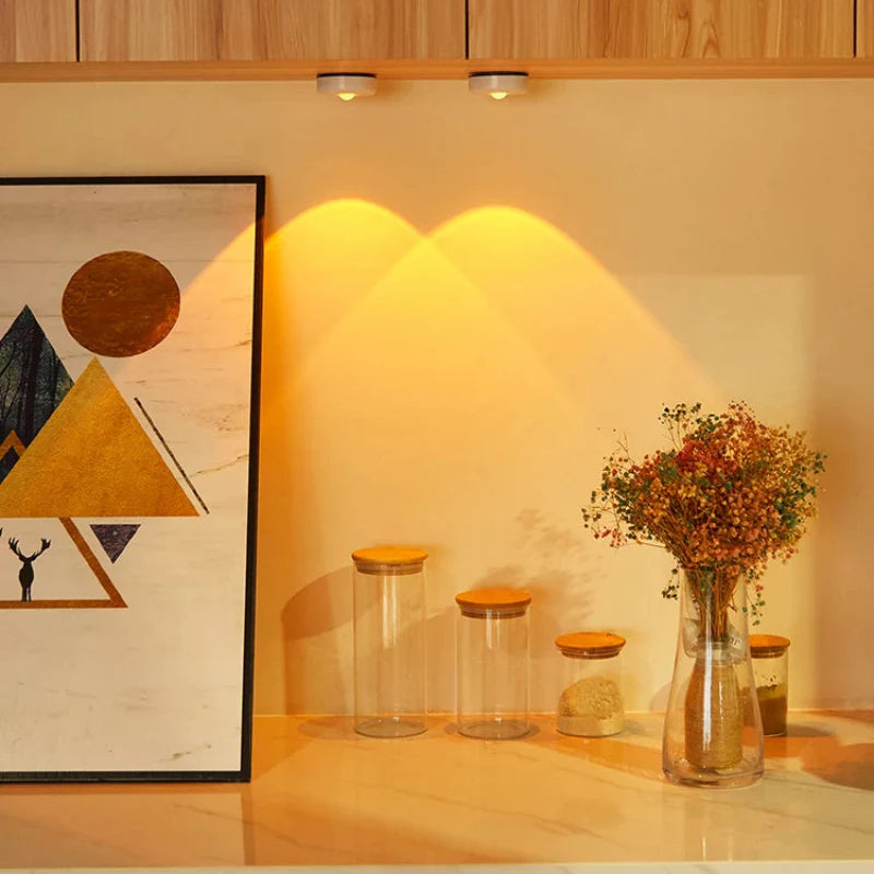 LED Puck Light | Push Button Dimming, No Wiring Needed