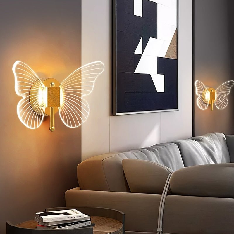 LED Wall Light Iron and Acrylic | Hardwired Fixed Mount | Low Energy Consumption for Bright, Even Illumination Indoors