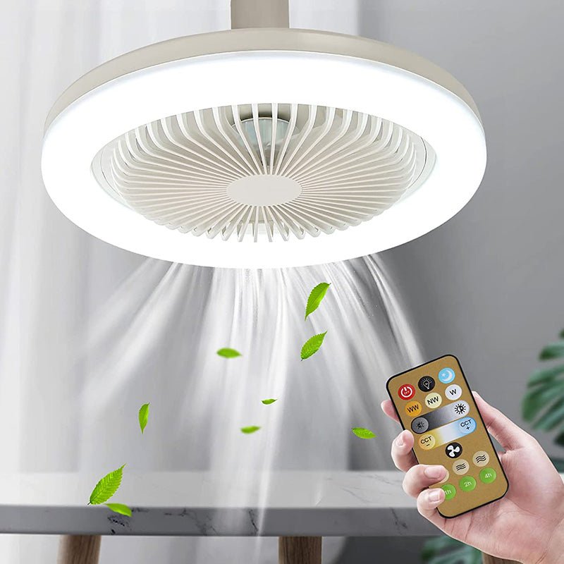 LED Ceiling Fan Light with Remote Control – Easy Screw-In Installation 0