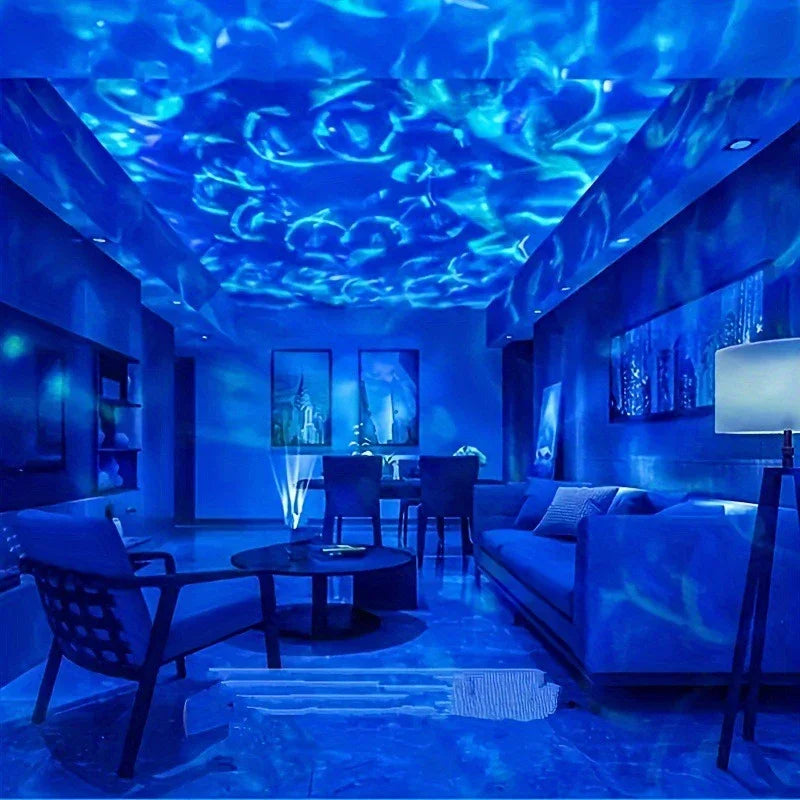 LED Galaxy Star Projector with Music Sync – Aurora Night Light for Bedroom and Home Atmosphere 0