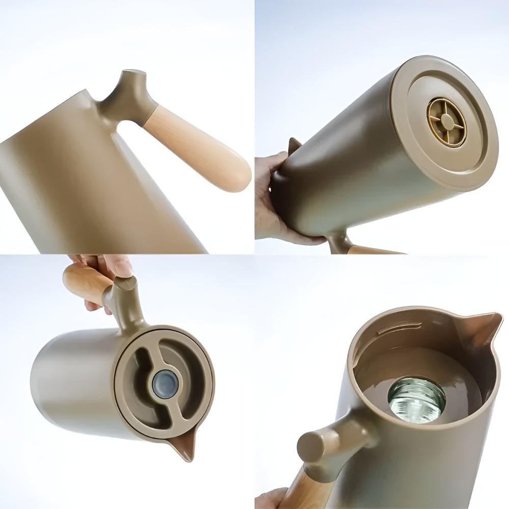 Large Tea Pot | Insulated Tapered Body, Contrast Grip