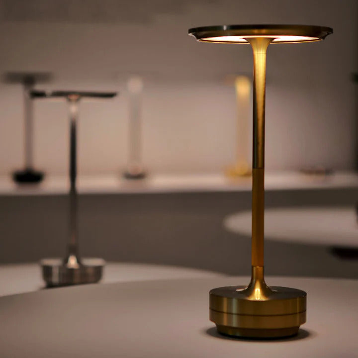 LumiGlow – Cordless LED Table Lamp – 3-Colour Touch Dimmable & Rechargeable