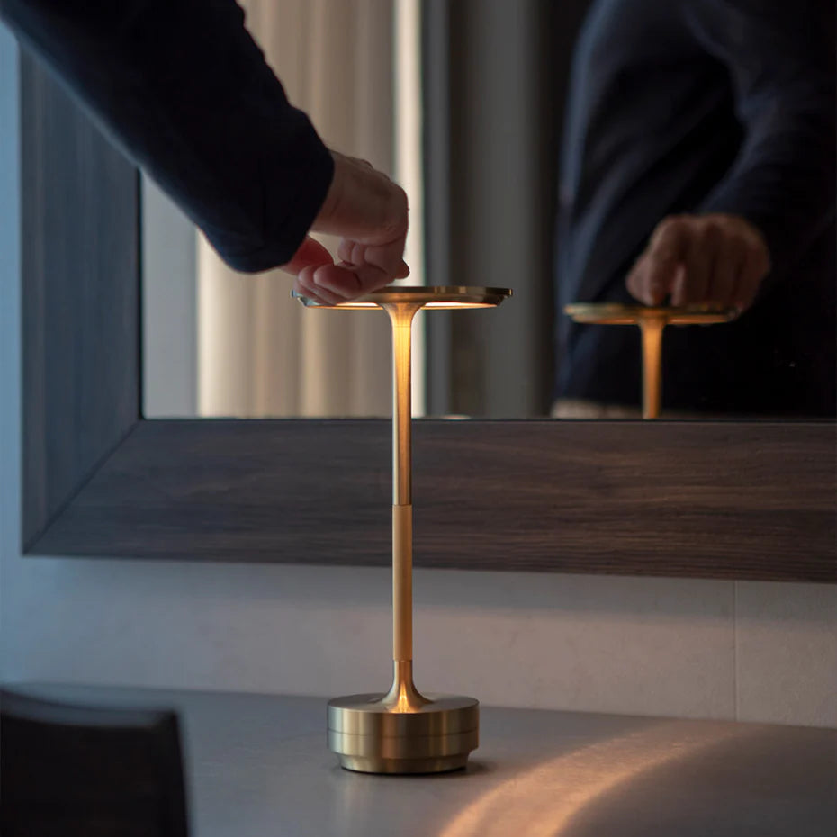 LumiGlow – Cordless LED Table Lamp – 3-Colour Touch Dimmable & Rechargeable