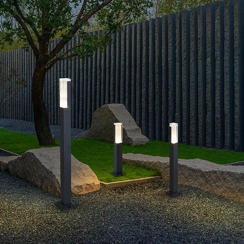LumiGuard | Waterproof LED Outdoor Lights - Durable Black Design for Any Environment