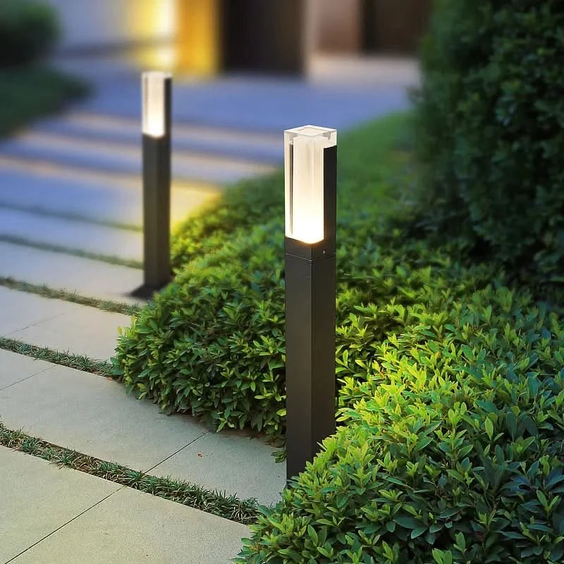 LumiGuard | Waterproof LED Outdoor Lights - Durable Black Design for Any Environment