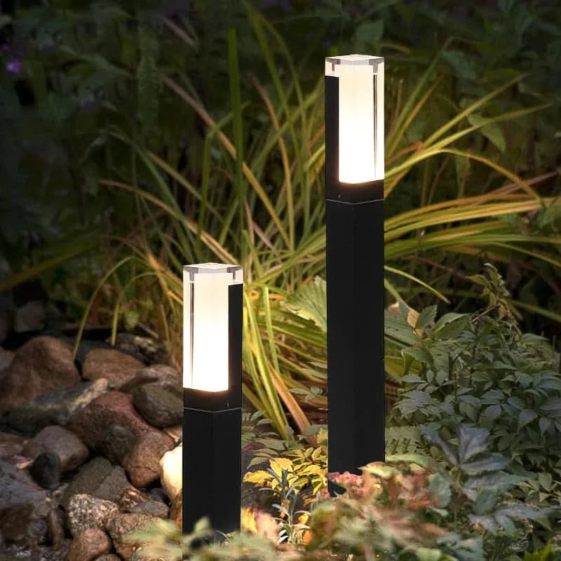 LumiGuard | Waterproof LED Outdoor Lights - Durable Black Design for Any Environment