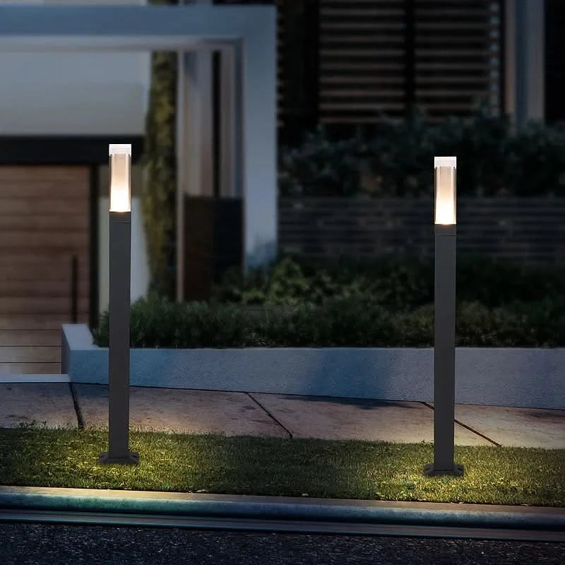 LumiGuard | Waterproof LED Outdoor Lights - Durable Black Design for Any Environment