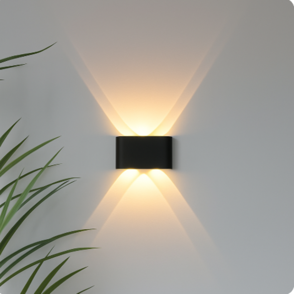 LumiWall | Outdoor LED Wall Light – IP65 Weatherproof, Hardwired
