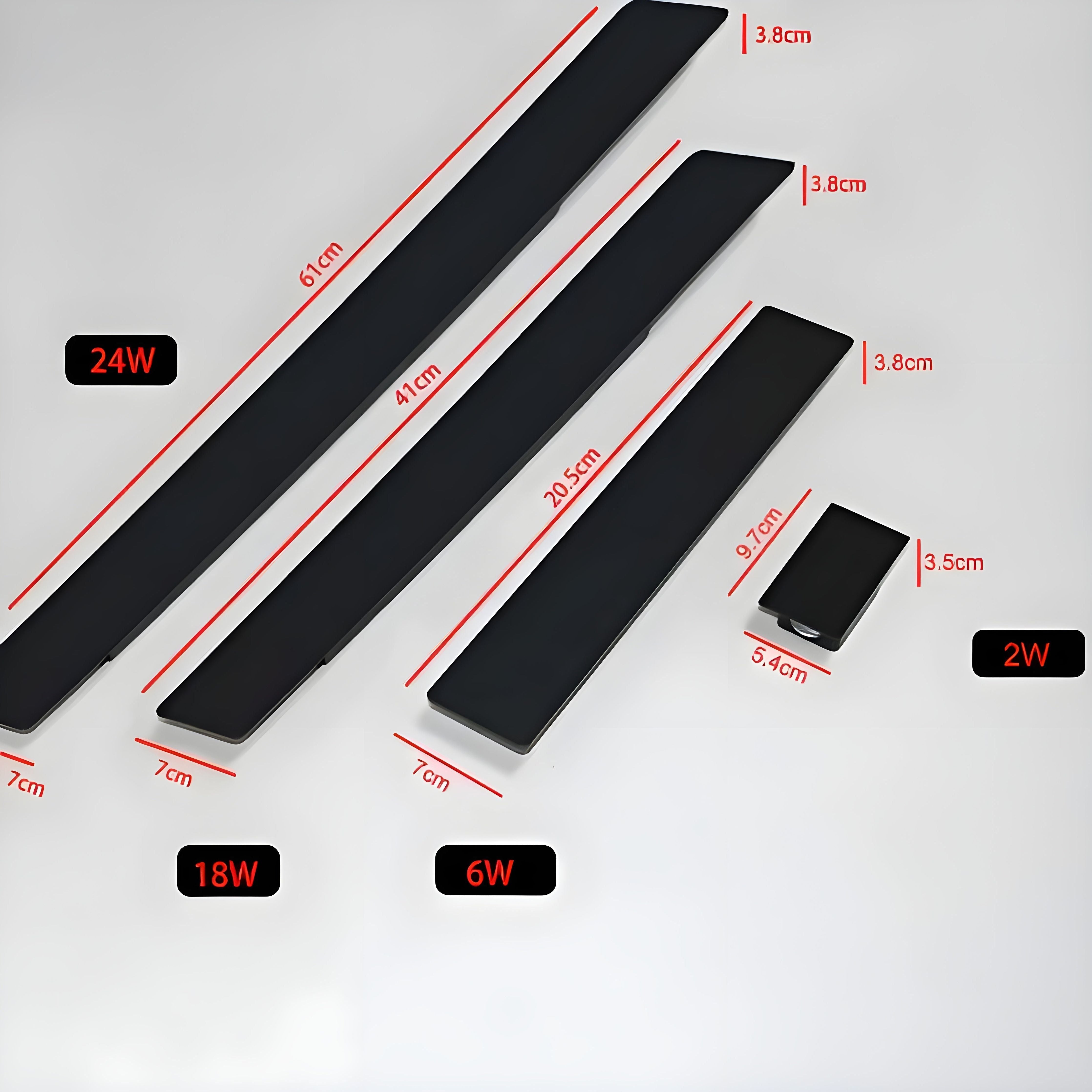 LuxeWall | Outdoor Wall Lights – Weatherproof Aluminum LED Design