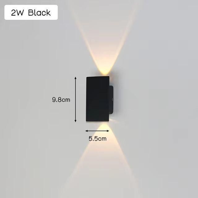 LuxeWall | Outdoor Wall Lights – Weatherproof Aluminum LED Design