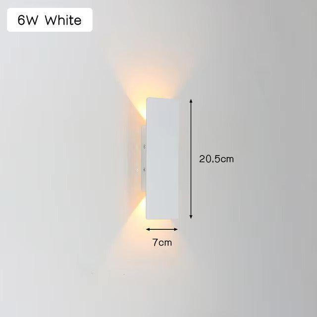 LuxeWall | Outdoor Wall Lights – Weatherproof Aluminum LED Design