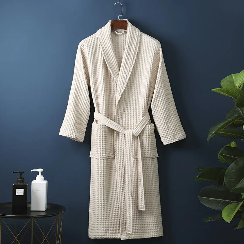 Luxury Cotton Bathrobe for Men & Women | Soft & Absorbent 4