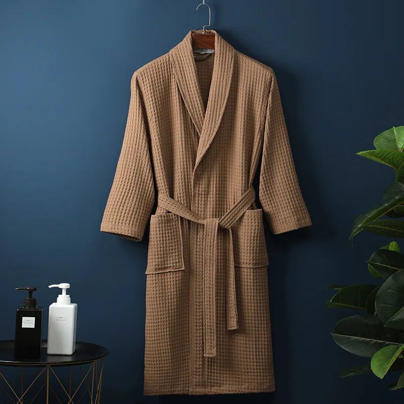 Luxury Cotton Bathrobe for Men & Women | Soft & Absorbent 6