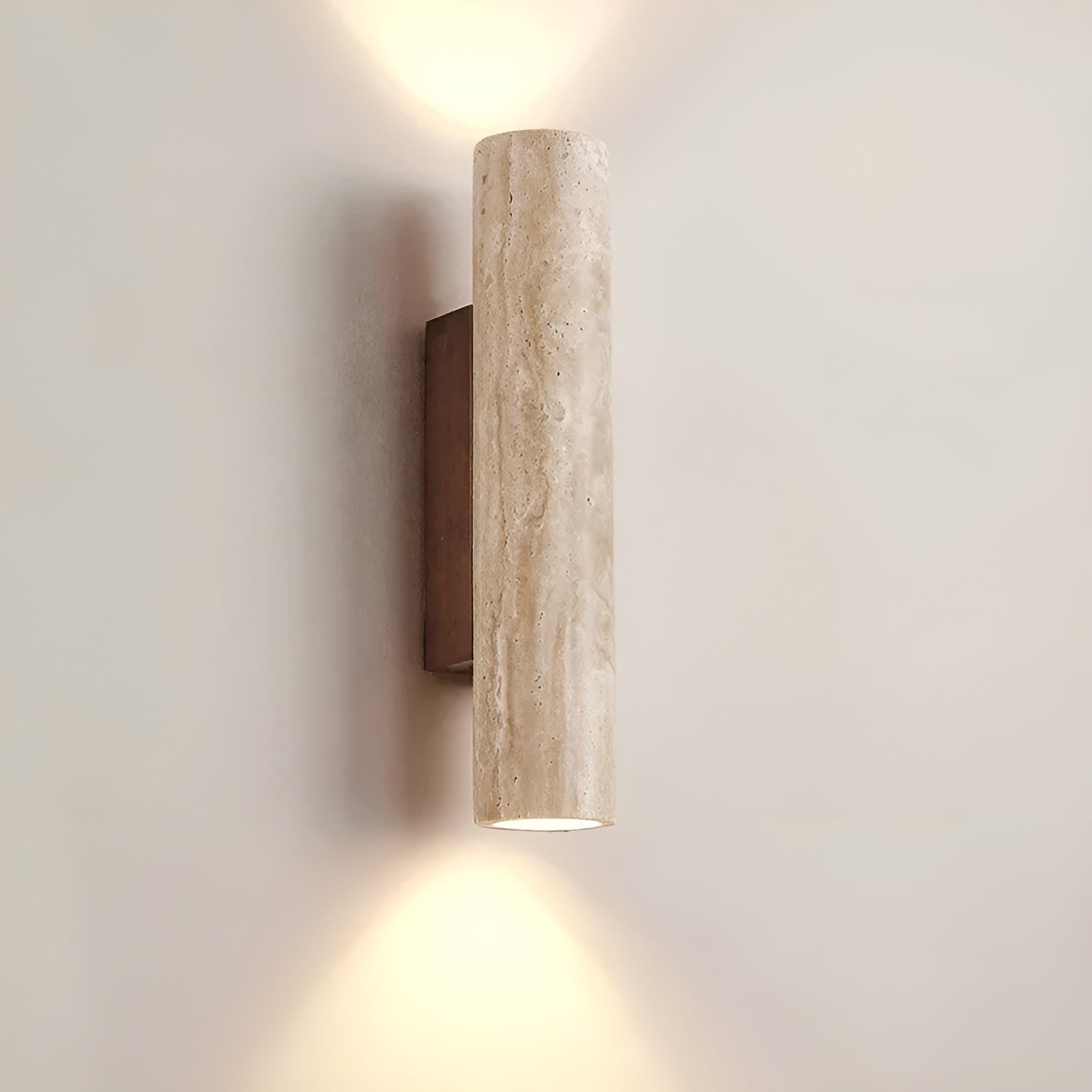 Luxury Travertine Up & Down Wall Sconce 1