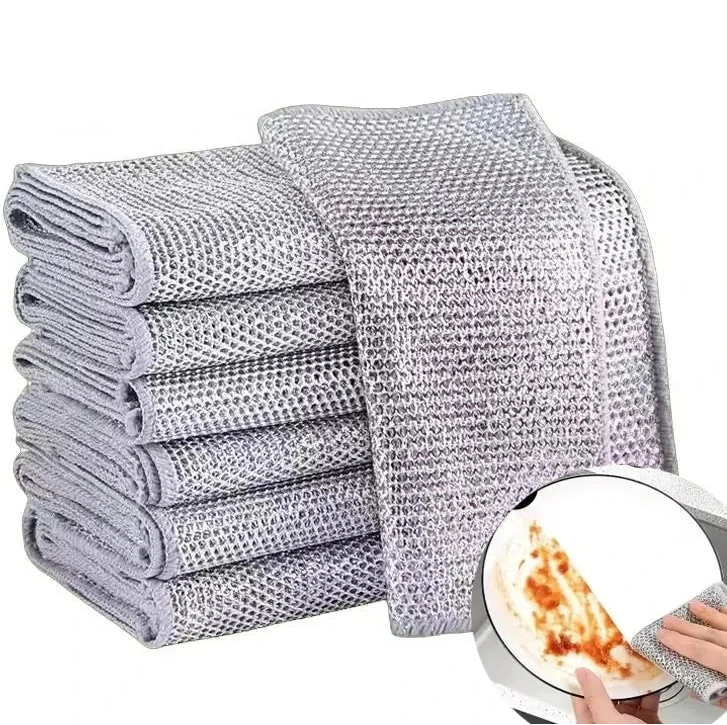 Magic Clean Double Sided Cloth | Wire Mesh Scrubber