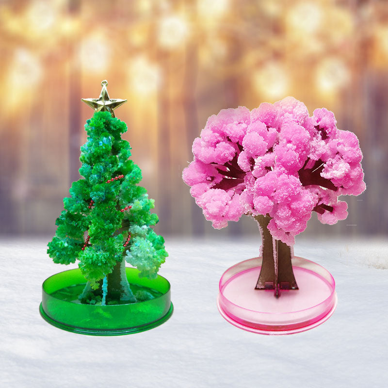 Magic Growing Christmas Tree Novelty Kit | Grows Paper Foliage in 24 Hours | Fun Christmas Activity for Kids and Adults