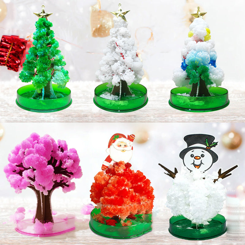 Magic Growing Christmas Tree Novelty Kit | Grows Paper Foliage in 24 Hours | Fun Christmas Activity for Kids and Adults