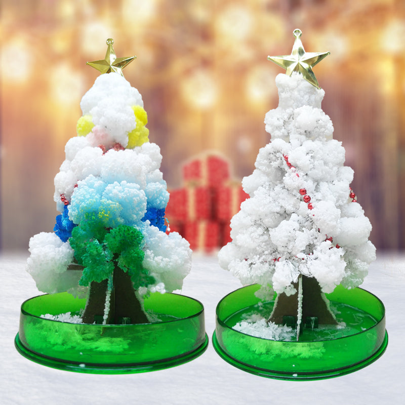 Magic Growing Christmas Tree Novelty Kit | Grows Paper Foliage in 24 Hours | Fun Christmas Activity for Kids and Adults
