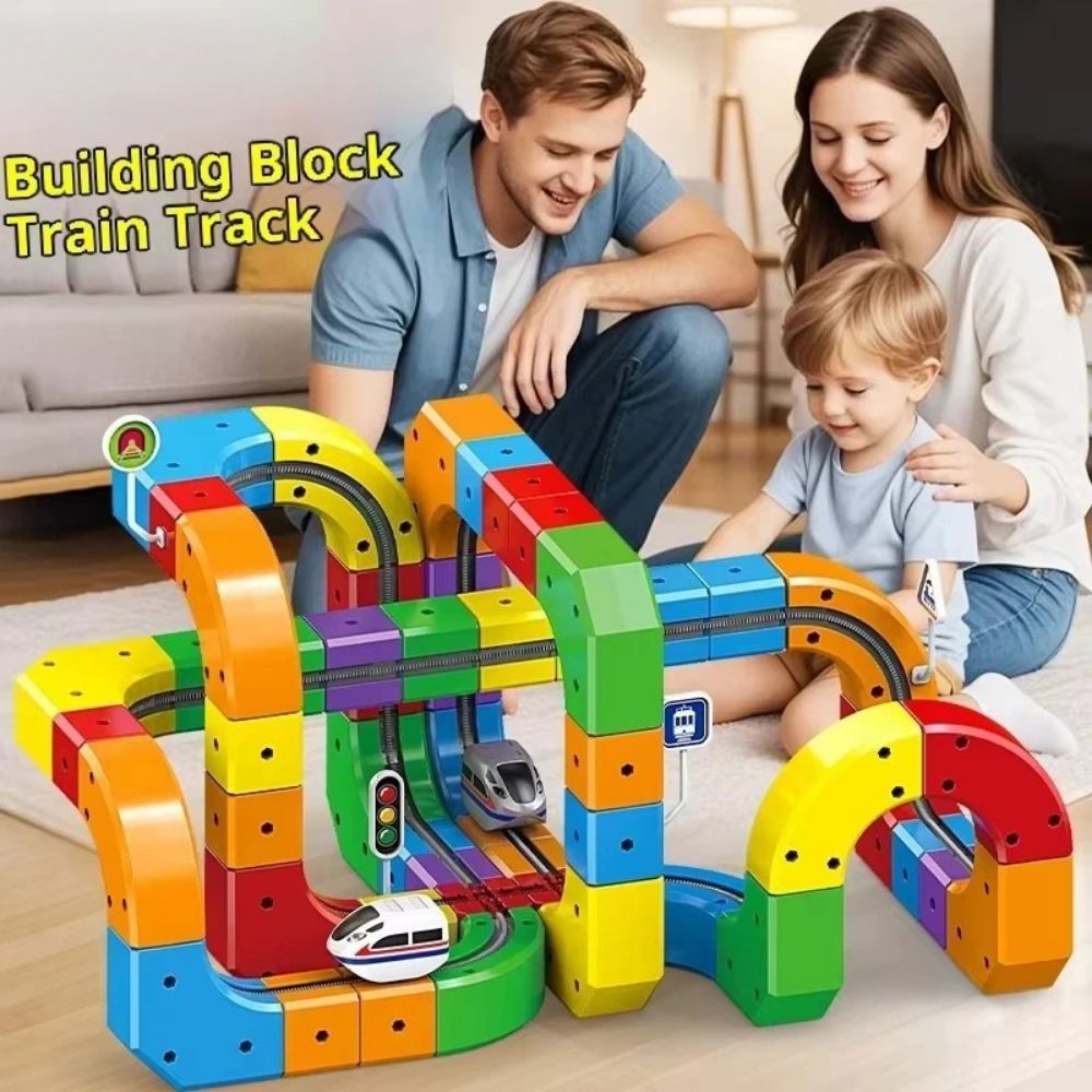 Magnetic AntiGravity Track Set | DIY Cube Building Design