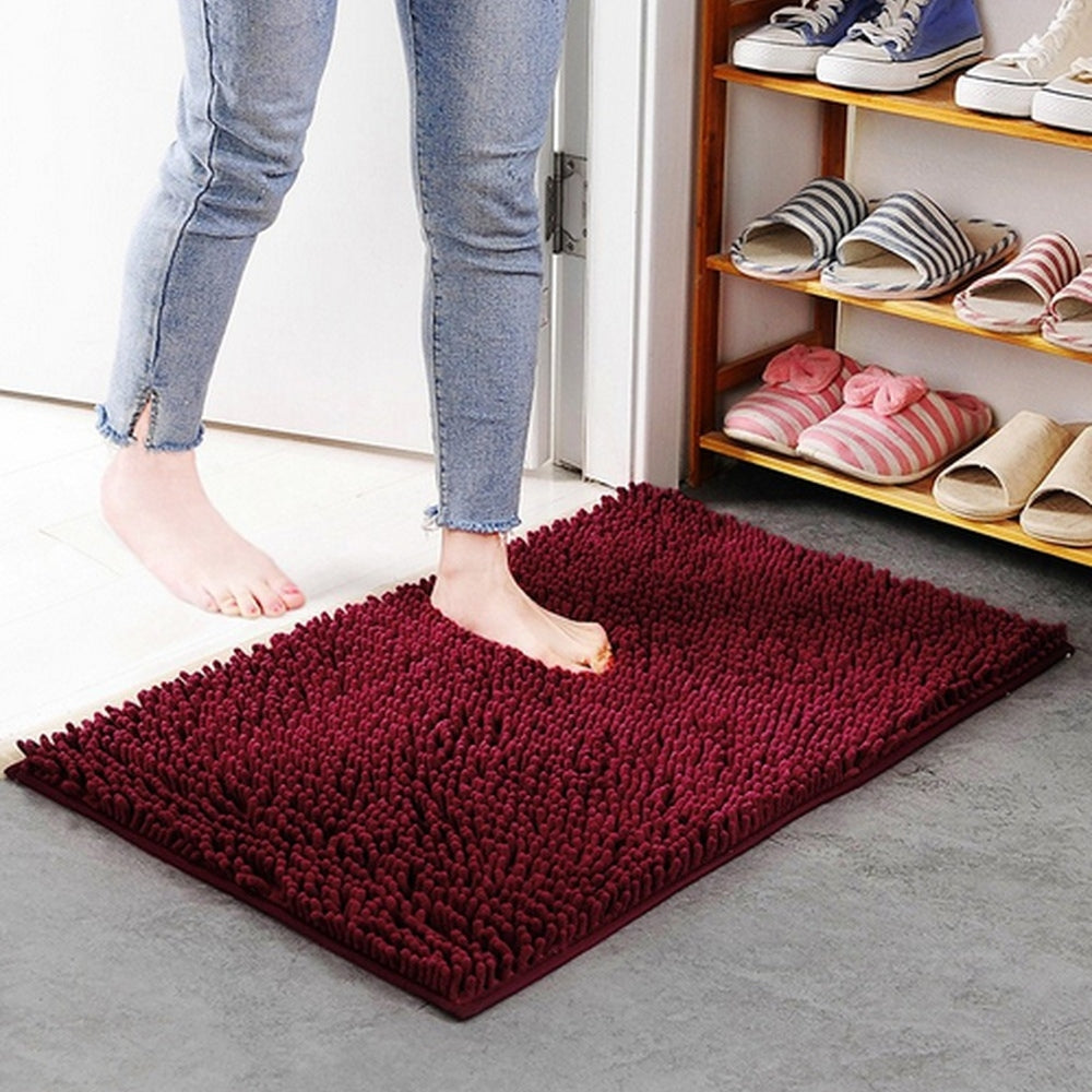 MaviBath | Chenille Bath Mat – Ultra-Absorbent Non-Slip Design