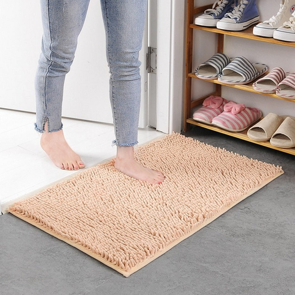 MaviBath | Chenille Bath Mat – Ultra-Absorbent Non-Slip Design
