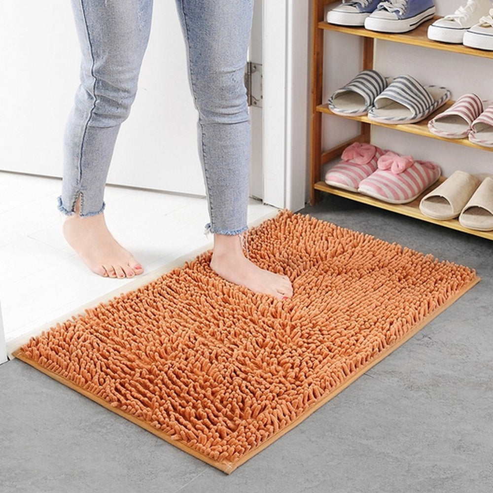 MaviBath | Chenille Bath Mat – Ultra-Absorbent Non-Slip Design