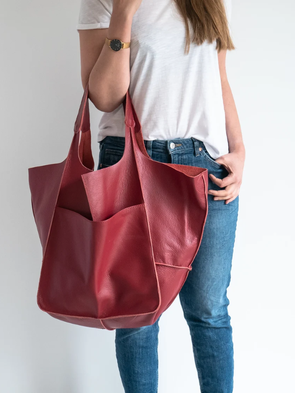 Maxine | Large Designer Bag Tote - Durable PU Leather Design
