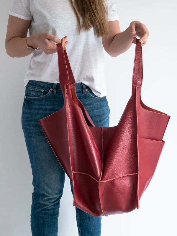 Maxine | Large Designer Bag Tote - Durable PU Leather Design
